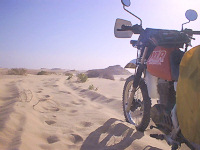 Deep sand to Nouadhibou